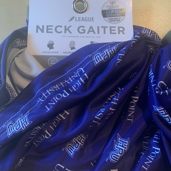 High Point University HPU Neck Gaiter. Set of 2 - Picture 2 of 4